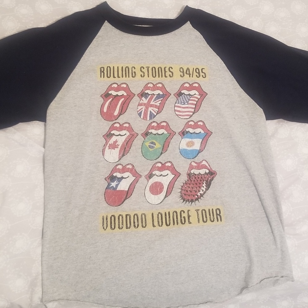 Vintage rolling stones voodoo lounge tour t shirt